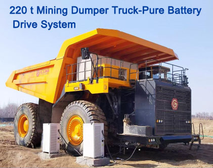 Mining Truck Oil to Electric Series-220T Mining Truck Oil to Electric-Battery System