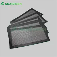 Zwart katoen absorberend kussen