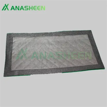 Zwart katoen absorberend kussen