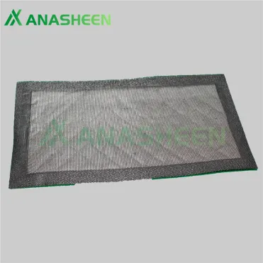 Zwart katoen absorberend kussen