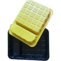 Single-use partitioned MAP box for fresh steak