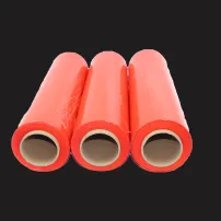 Rode handaangebrachte/machinekwaliteit stretchfolie