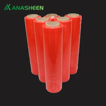Red Hand-Applied/Machine-Grade Stretch Wrap Film