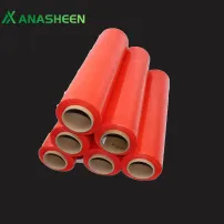 Rode handaangebrachte/machinekwaliteit stretchfolie