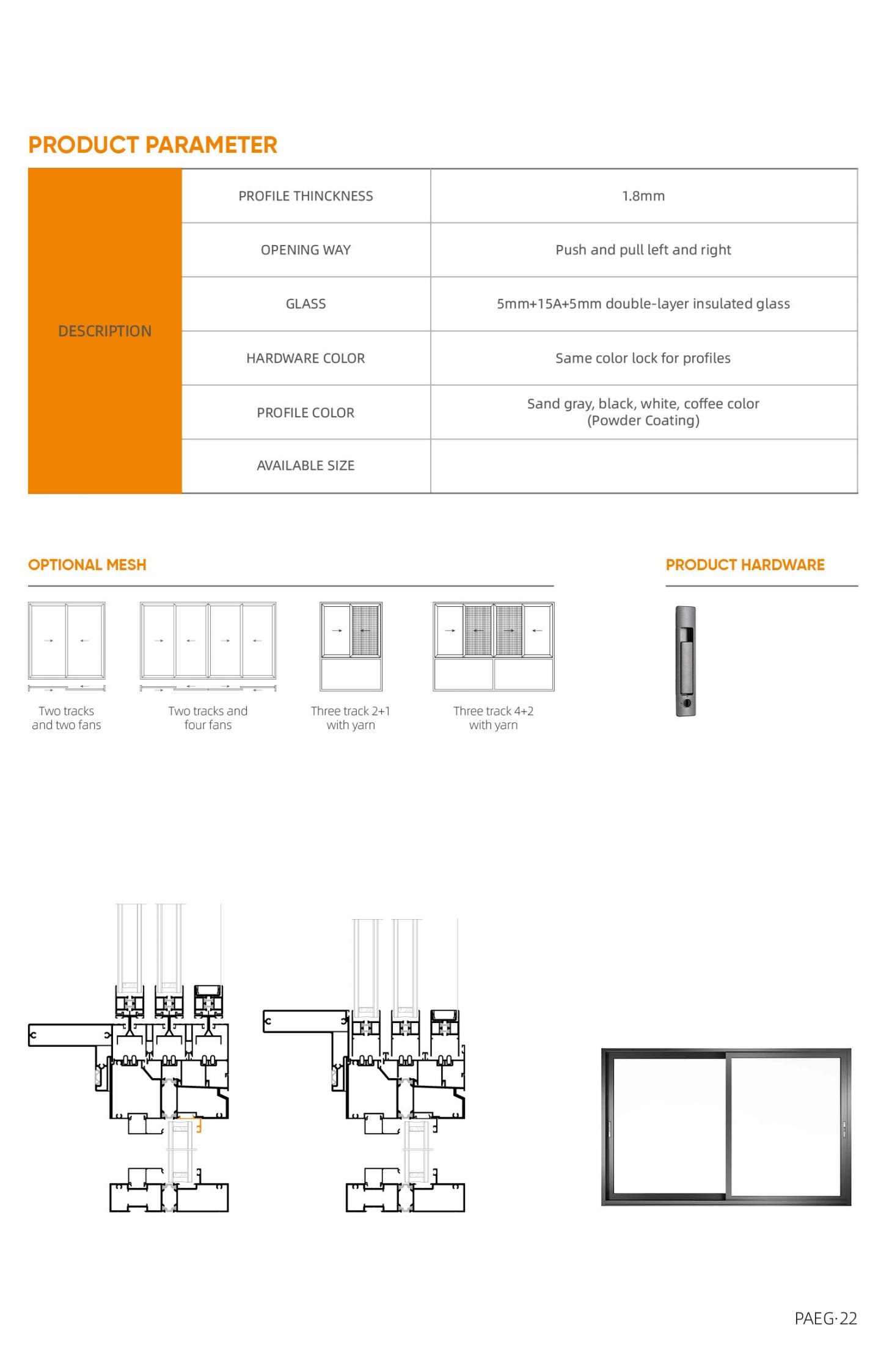 Panoramic Sliding Window Series