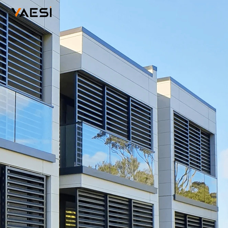 Aluminum Horizontal Louvers for Bedrooms, Kitchens & Offices.