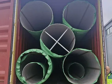 Big Size Steel Pipes Were Successfully Delivered to Customers, and the Product Quality was Highly Recognized