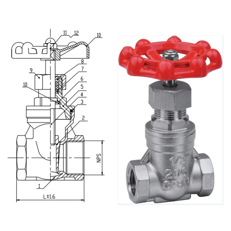 200ВОГ/600ВОГ навојни засун