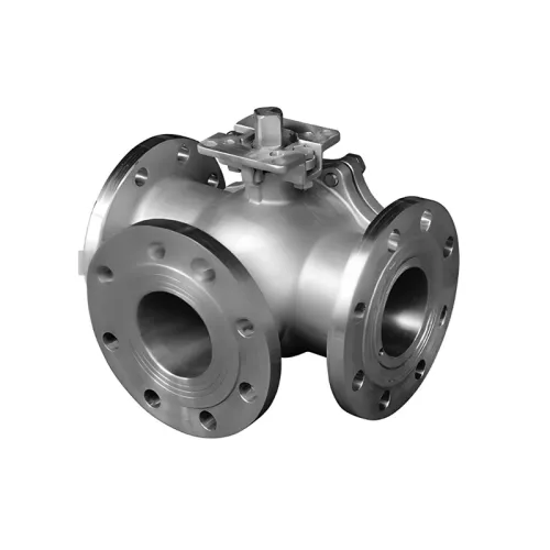 3 Way Flange Ball Valve