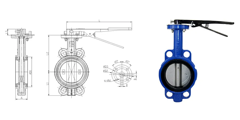 Cebrerline Wafer Type Butterfly Valve