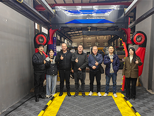 Welcome Macedonian Customers to Visit CARTSFUNWASH Car Wash Factory