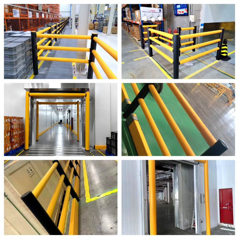 Collision Protection Cladding Flexible Collision Protection Barrier, Flexible Road Barrier, barricade ...