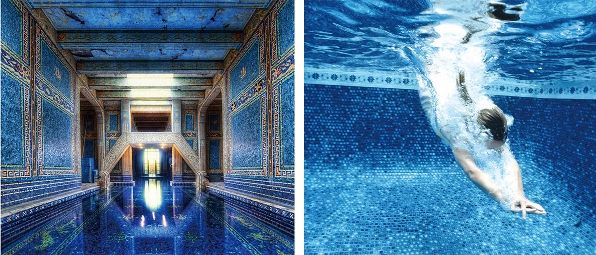 A pool made by ralart mosaic, bring back the summer