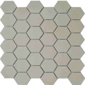 Carreaux de mosaïque en porcelaine émaillée hexagonale 51x59 pour mur de sol