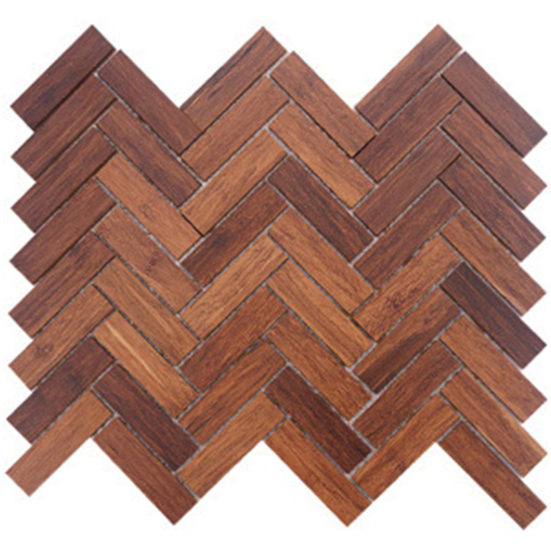 Herringbone Wooden Mosaic Tiles For Wall Art