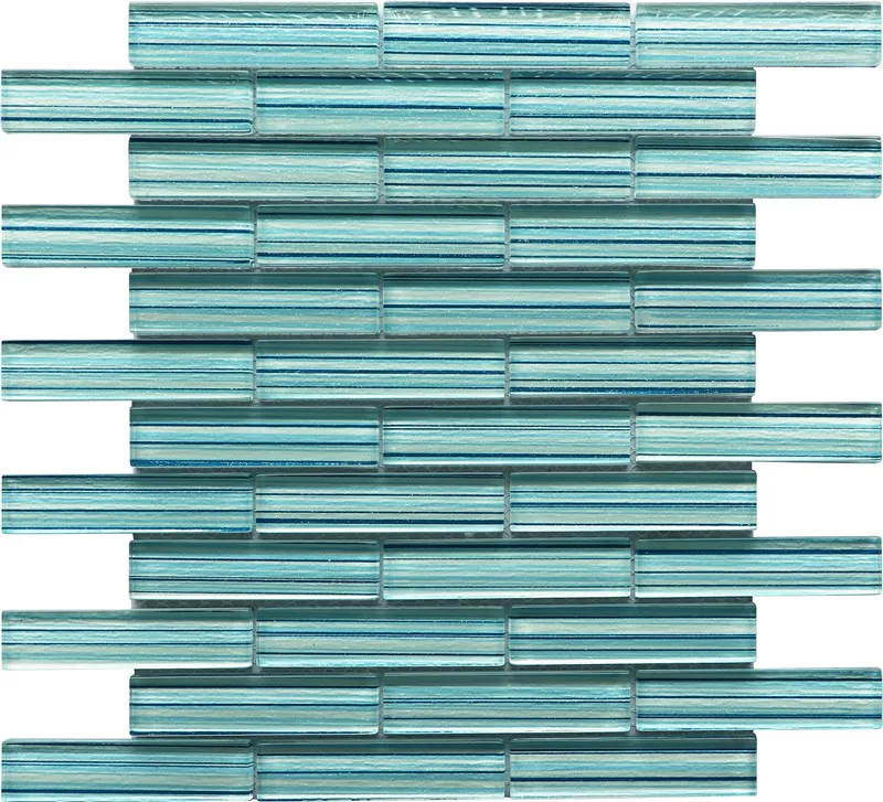 Pool Blue Green Color Crystal Glass Mosaic Tile