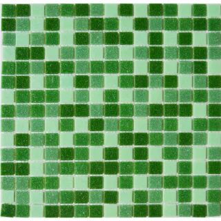 green square glass mosaic