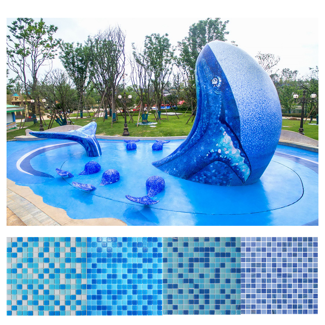 swimming pool murals,pool wall mural,mosaic tile murals