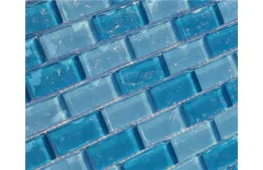 Glint Blue Blend Mix Crystal Glass Mosaic-Ralart