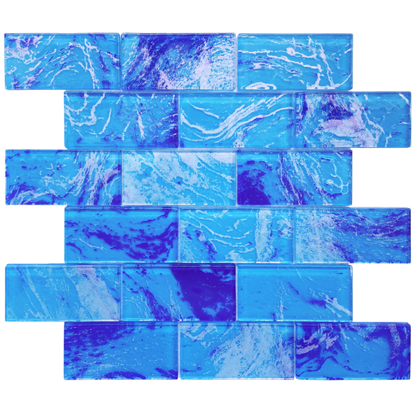 Glass Mosaic Mentawai C 2x4