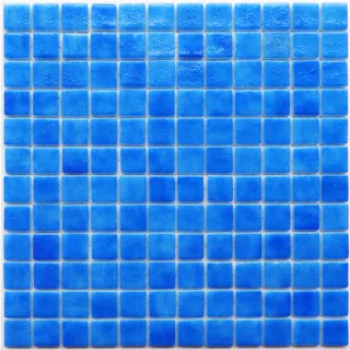 Dot Mounted Glass Mosaic Tiles for Kitchen and Bathroom Canaveral 002 1x1