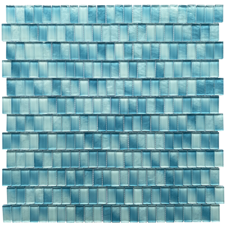 Ralart Company Foshan Blue Blend Swimming Pool Glass Mosaic