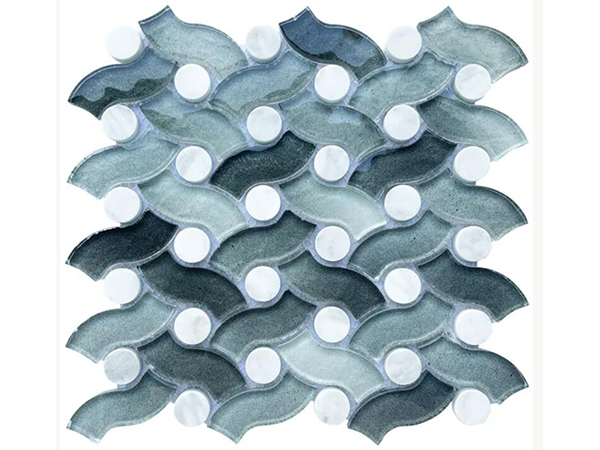 Glass mosaic tiles