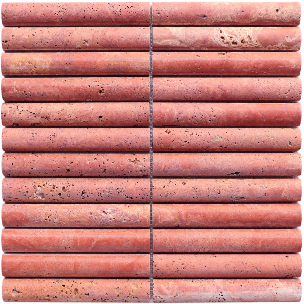 Soft Rounded Edge Stone Tile Round Edge Marble Mosaic Tile for Interior Walls