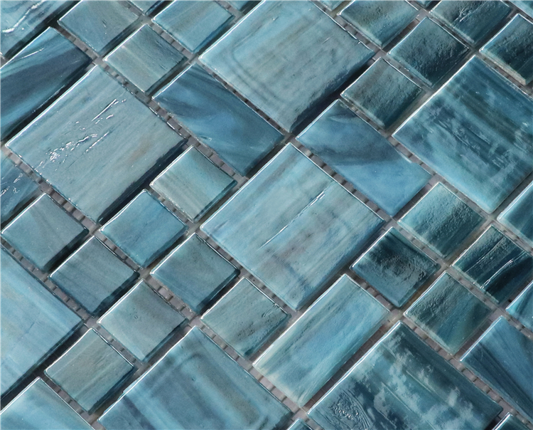 Outdoor Swimming Pool Glass Mosaic