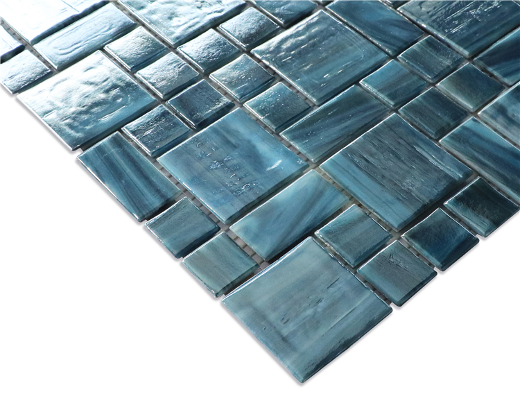 Outdoor Swimming Pool Glass Mosaic