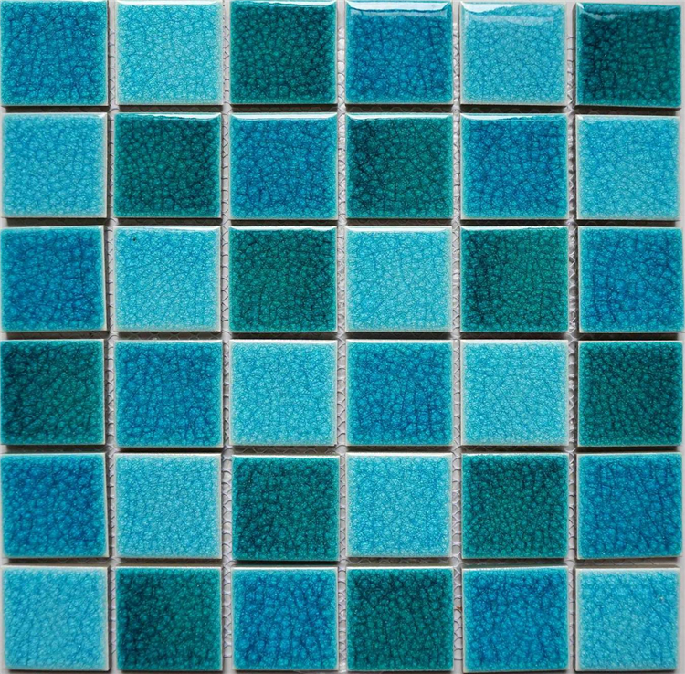 Foshan Glazed Porcelain Bathroom Mosaics Pool Tile