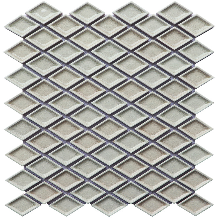 Hotel Luxury Outdoor Rhombus Mosaic Kitchen Tile