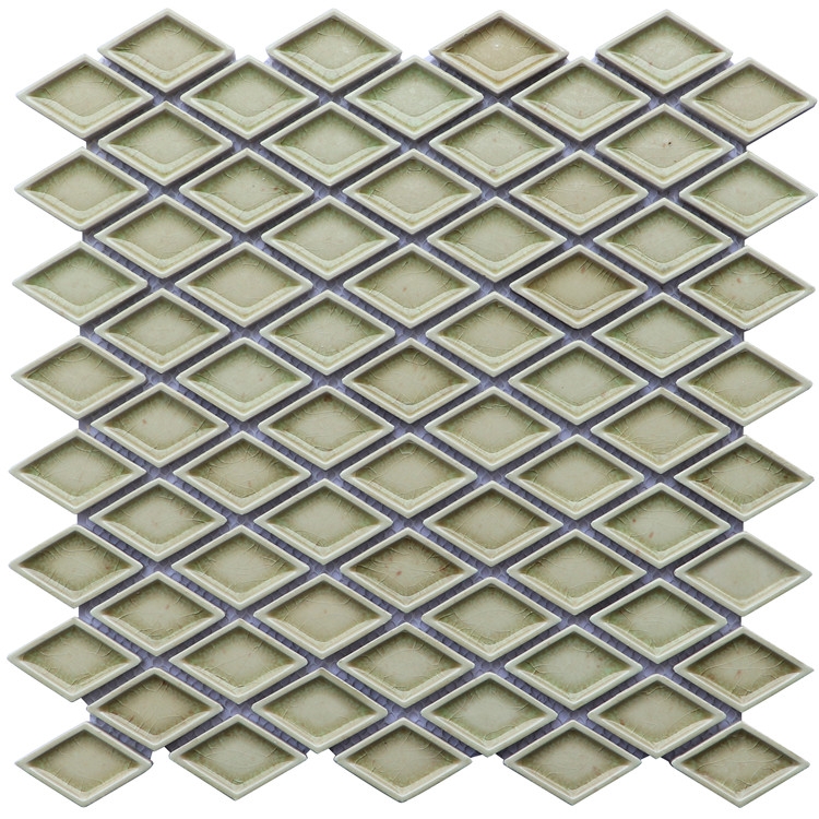 Rhombus Shaped Wall Tiles Ceramic Tiles Mosaic