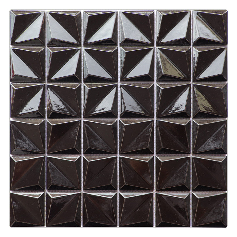 Competitive Price Black Color Ceramic Mosaic