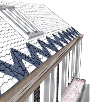 Electric Heating-gutter Snowmelting System