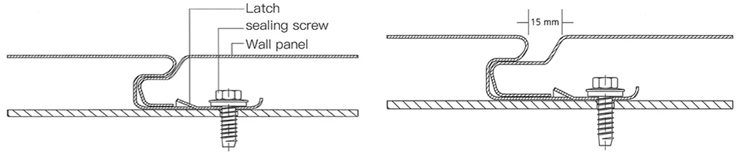 Hidden Interlocking Panels