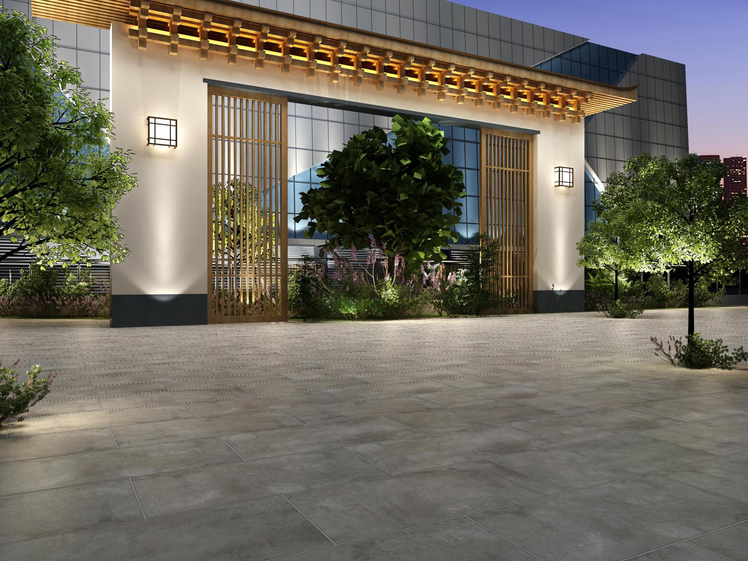 2CM Porcelain Pavers: Transforming Commercial Plazas into Epitomes of Style and Durability