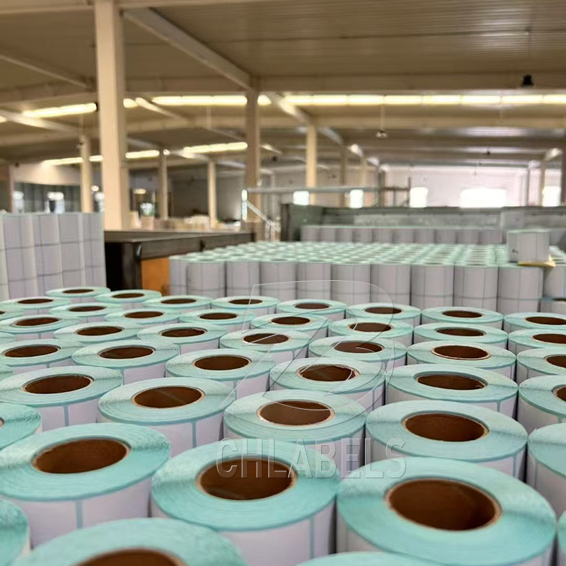 adhesive barcode sticker roll