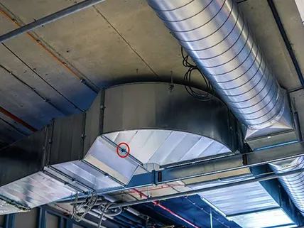 Hvac жүйесіне арналған ауа өткізгіш клипі