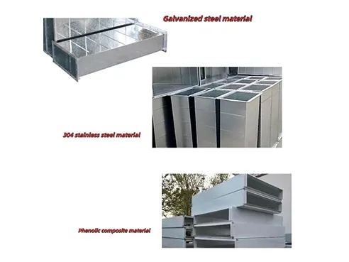 Вентиляциялық арналар жүйелері үшін материалдарды таңдау Вентиляциялық арналардың материалдарын таңдау олардың пайдалануын әсер етеді. Жиі қолданылатын материалдар арасында мырышталған болат пластиналары, тот баспайтын болат пластиналары және фенол бар.