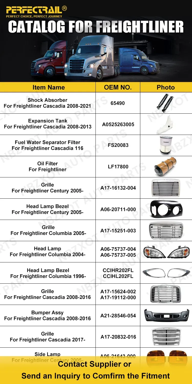PERFECTRAIL Heavy Duty Spare Parts for Freightliner Trucks: Columbia ...