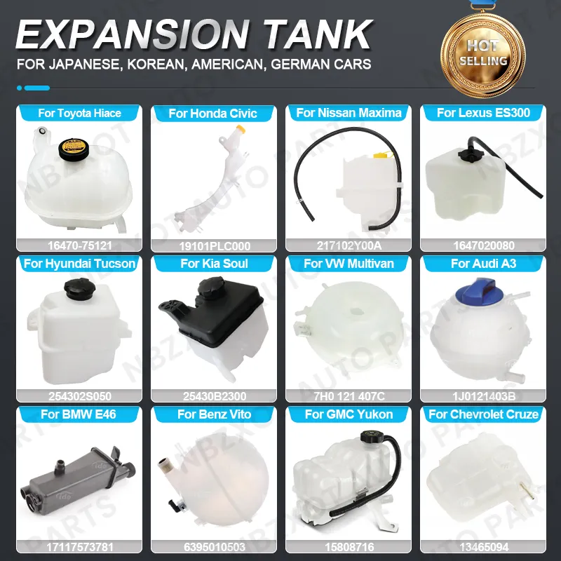 Buy Auto Spare Parts: Radiator Water Coolant Reservoir for Toyota ...