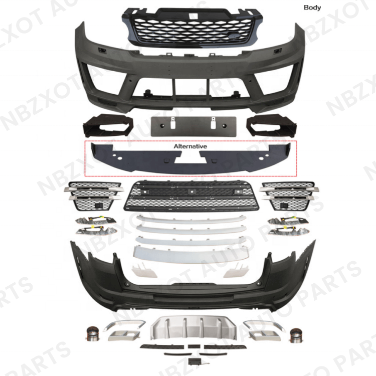 Upgrade Your Range Rover Sport 2014-2017 with Front & Rear Bumper Body Kit