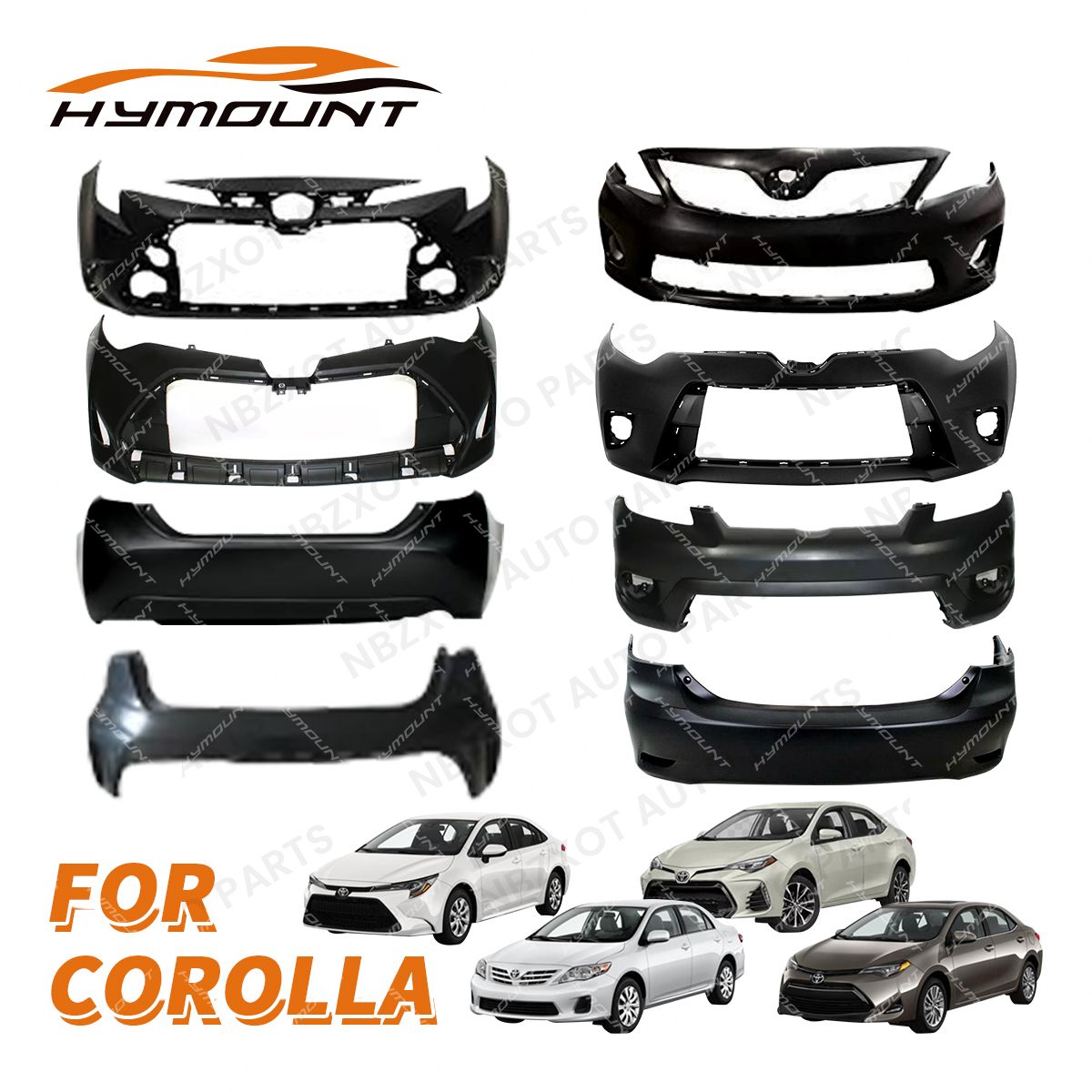 Durable Plastic Car Bumpers for RAV4, Corolla, Camry, Hilux & More ...