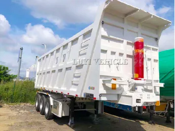 Tri Axle 40CBM Dump Trailer will be sent to Philippines