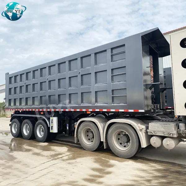 80 tonne semi-remorque à lit bas camion remorque plateau