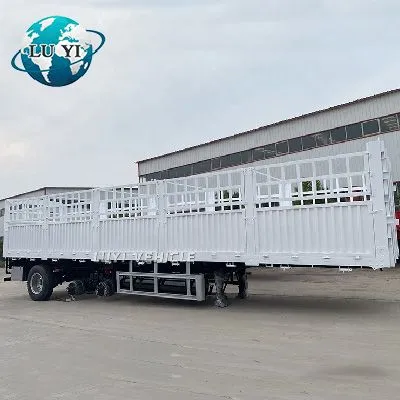 3 Axle White Side Wall Trailer