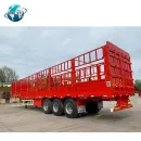 Red 3 Axle Side Wall Trailer
