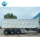 White 3 Axle Dump Trailer