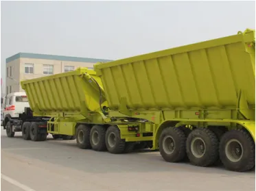 Differences and prices of dump trucks, end dump trailers and side dump bucket trailers